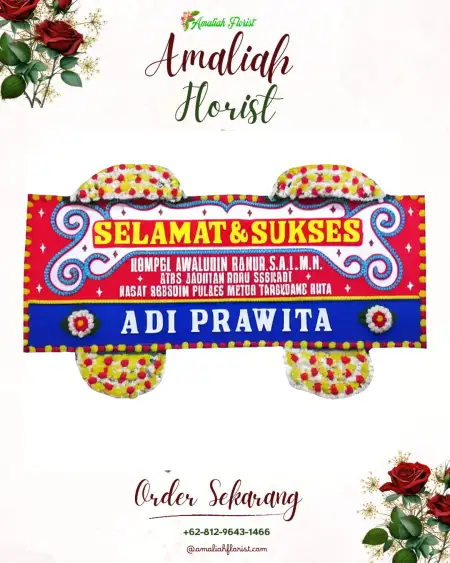Papan Bunga Ucapan Selamat Maba